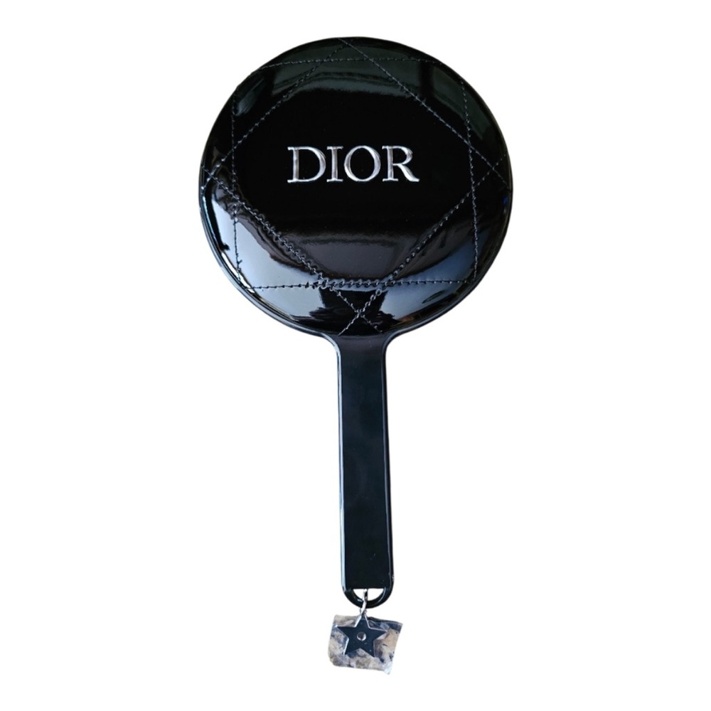 NWT Christian Dior Beauty Black Hand Mirror with Case 23 x 13cm NIB - Picture 15 of 15